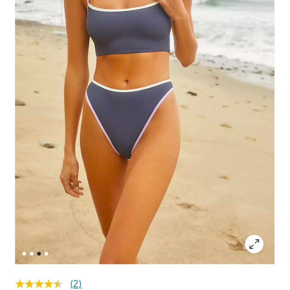 Lspace slate bikini set alalyn top S nora bottom M (both nwt)